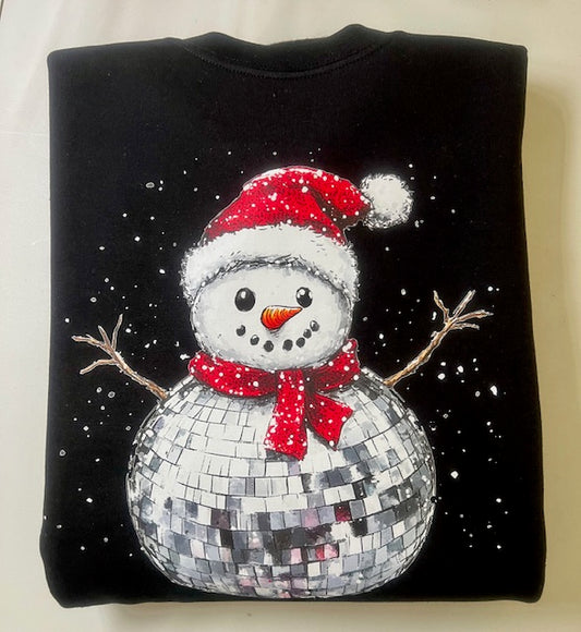Snowman Blingy - Crewneck
